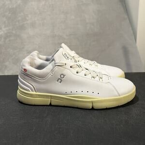 On The Roger Advantage Shoes Womens Size 8.5 CloudTec Leather Tennis Sneakers